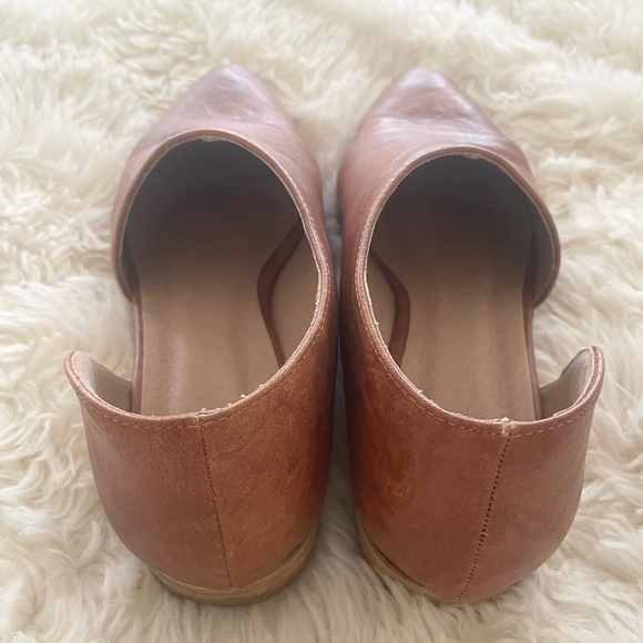 Catherine Malandrino Cognac Cutout Loafers/Flats - Picture 6 of 6